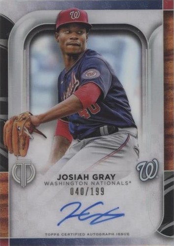 2022 Topps Tribute - Josiah Gray #TA-JG