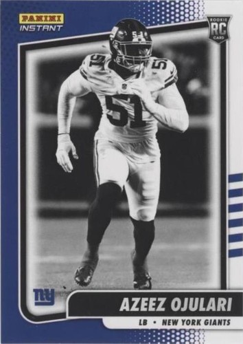 2021 Panini Instant NFL Azeez Ojulari #BW45