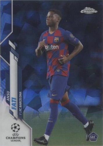 2019-20 Topps Chrome UCL Sapphire Edition Ansu Fati #45