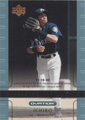 2000 Upper Deck Ovation Ichiro Suzuki #41 Japanese Language