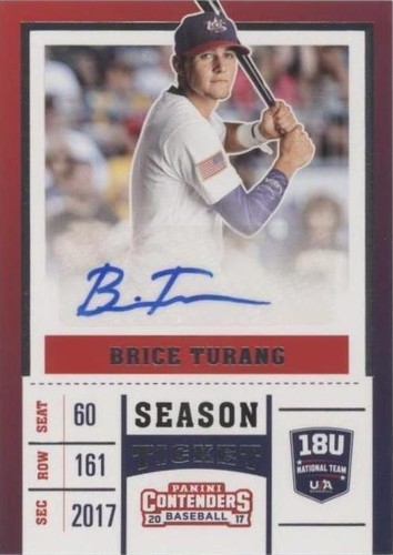 2017 Panini Elite Extra Edition - Brice Turang #USA18-BT