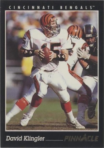 1993 Pinnacle David Klingler #235