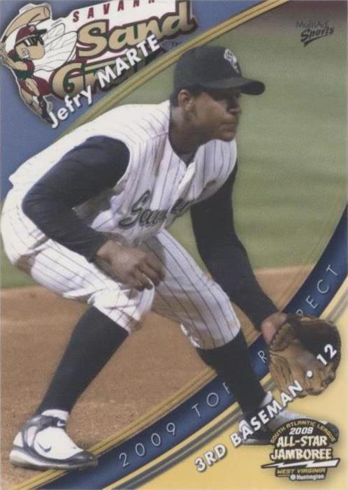 2009 MultiAd Sports South Atlantic League Top Prospects - Jefry Marte #21