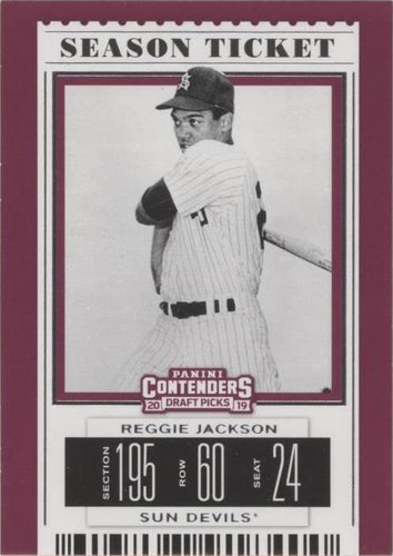 2019 Panini Contenders Draft Picks - Reggie Jackson #5
