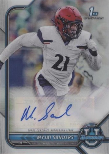 2021-22 Bowman University Myjai Sanders #BCPA-MS