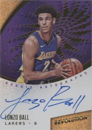 2017-18 Panini Revolution RC Fractal #111 Lonzo Ball Lakers