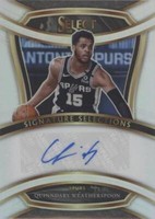 2020-21 Panini Select - Quinndary Weatherspoon #SIS-QWS