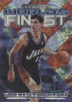 2000-01 Topps Finest - John Stockton #WF11