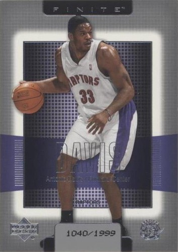 2003-04 Upper Deck Finite - Antonio Davis #182