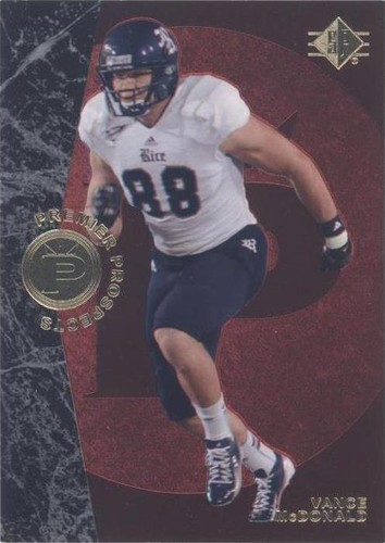 2013 SP Authentic Vance McDonald #96SP-37