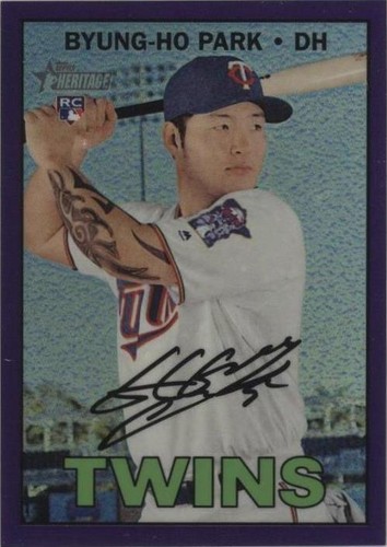 2016 Topps Heritage High Number - Byung-Ho Park #THC-708