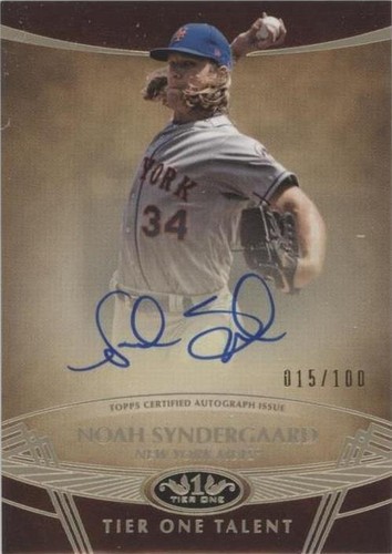 2019 Topps Tier One - Noah Syndergaard #TTA-NSY