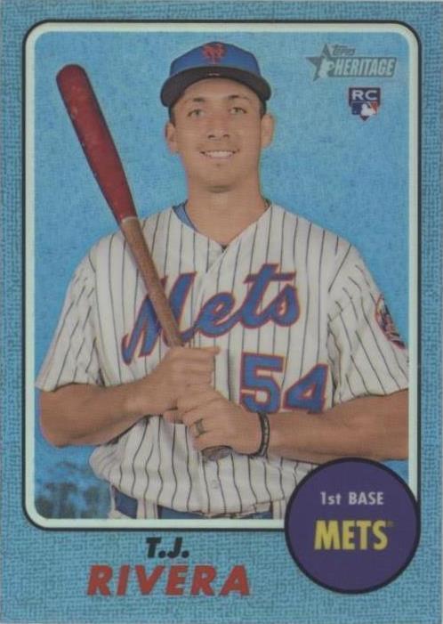 2017 Topps Heritage High Number - T.J. Rivera #THC-697