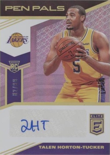 2019-20 Donruss Elite - Talen Horton-Tucker #PP-THT