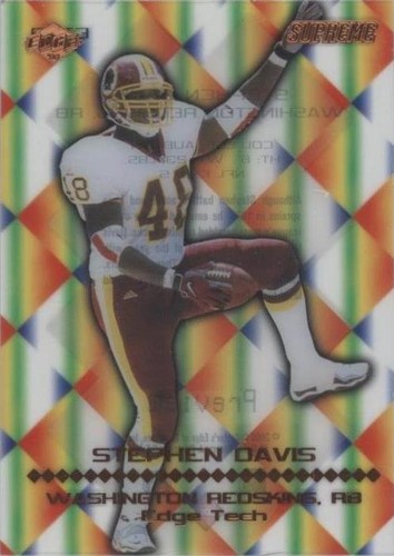 2000 Collector's Edge Supreme Stephen Davis #ET29