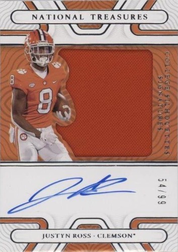 2022 Panini National Treasures Collegiate Justyn Ross #SS-JRO