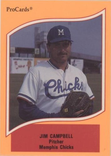 1990 ProCards A & AA Minor League Stars - Jim Campbell #15