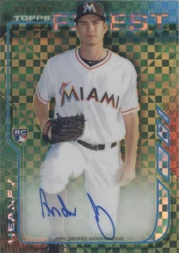 2014 Topps Finest - Andrew Heaney #RA-AH