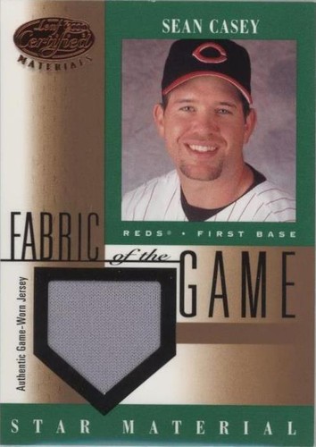 2001 Leaf Certified Materials - Sean Casey #FG-88