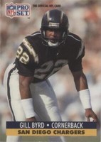 1991 Pro Set Mobil FACT Gill Byrd #282