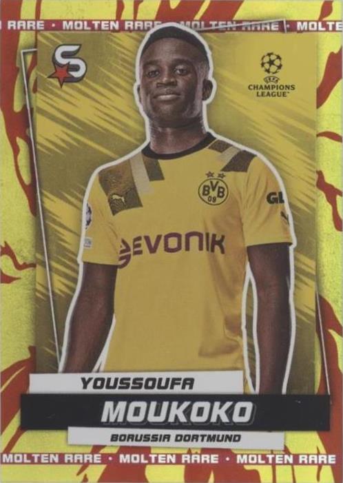 2022-23 Topps UEFA Club Competitions Superstars Youssoufa Moukoko #111