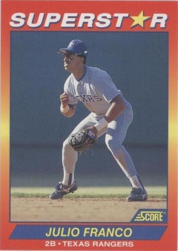 1992 Score 100 Hottest Players - Julio Franco #38