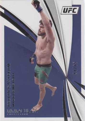 2021 Panini Immaculate Collection UFC - Kelvin Gastelum #97