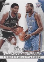 2014-15 Panini Prestige - George Gervin/Kevin Durant #19