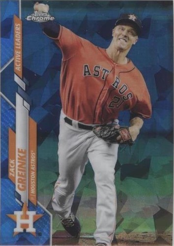 2020 Topps Chrome Update Series Sapphire Edition - Zack Greinke #U-191