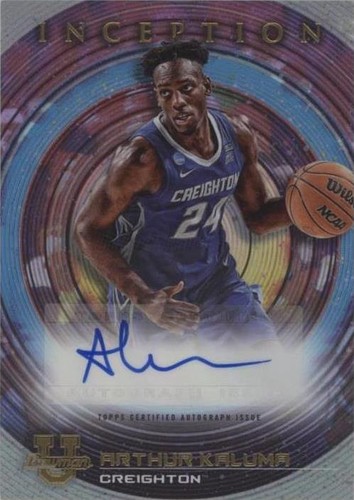 2022-23 Bowman Inception University - Arthur Kaluma #BIA-AK