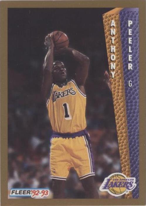 Fleer 1992-93 - Anthony Peeler #364