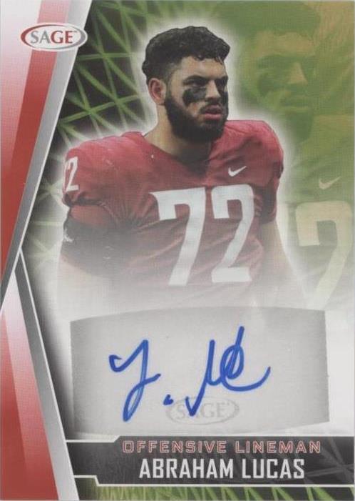 2022 SAGE High Series Abraham Lucas #A-AL
