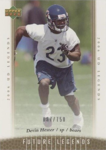 2006 UD Legends Devin Hester #133