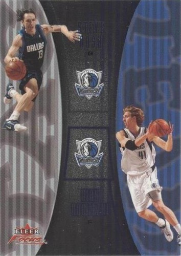 2003-04 Fleer Focus - Dirk Nowitzki/Steve Nash #7TT