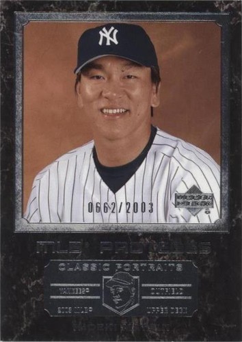 2003 MLB Breakers Hideki Matsui フィギュア NEW 2003 Upper Deck Collectible MLB Game Breakers Hideki