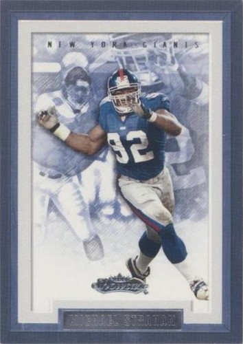 2002 Fleer Showcase Michael Strahan #72