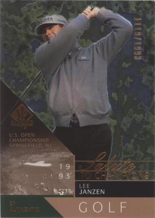 2003 SP Authentic - Lee Janzen #87