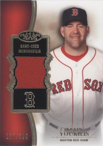 2012 Topps Tier One - Kevin Youkilis #TSR-KY