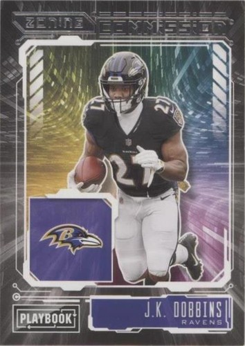2021 Panini Playbook J.K. Dobbins #ZC-JKD