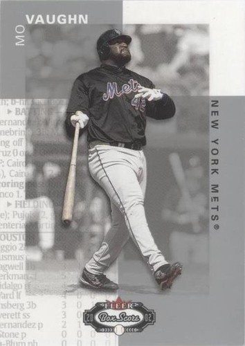 2002 Fleer Box Score - Mo Vaughn #77