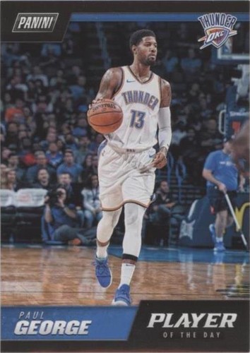 2018-19 Panini Player of the Day - Paul George #11