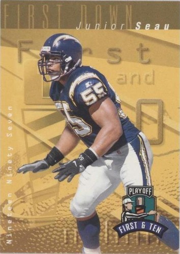 1997 Playoff First & Ten Junior Seau #147