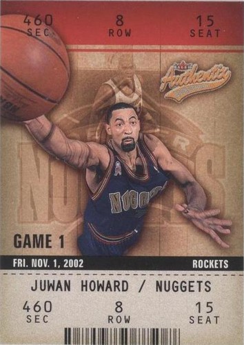 2002-03 Fleer Authentix - Juwan Howard #93