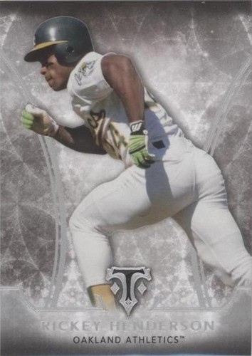 2015 Topps Triple Threads - Rickey Henderson #74