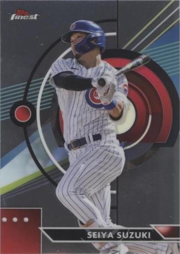 2024 Topps Finest Common Sky Blue Refractor /325 Seiya Suzuki #68 
