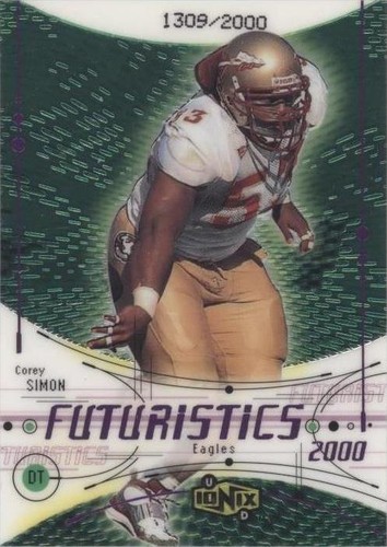 2000 UD Ionix Corey Simon #65