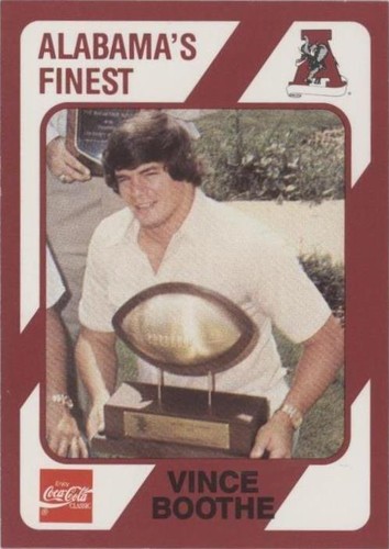 1989 Collegiate Collection Alabama Crimson Tide Vince Boothe #296
