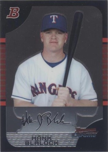 2005 Bowman Chrome - Hank Blalock #5