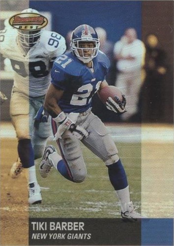 2001 Bowman's Best Tiki Barber #42