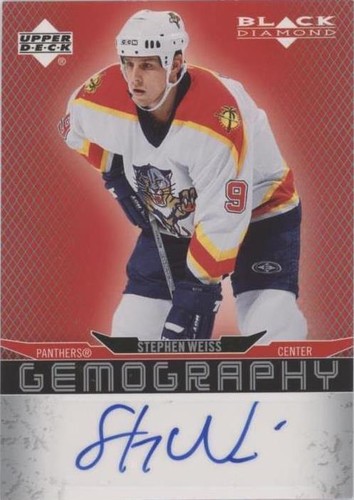 2007-08 Upper Deck Black Diamond - Stephen Weiss #G-SW